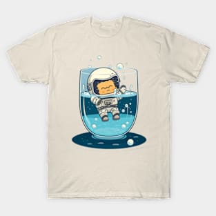 Astronaut in a glass of water T-Shirt